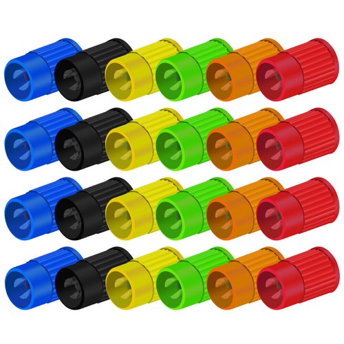 4pcs plastic valve caps - 4pcs,