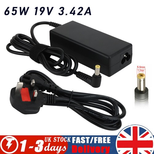 19v 42a 65w charger ac - 3.42a,