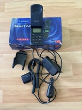 Motorola StarTAC Royale with Charger, Car Charger, Leather Case, Box & Spare Bat