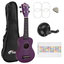 Tiger Purple Soprano Ukulele
