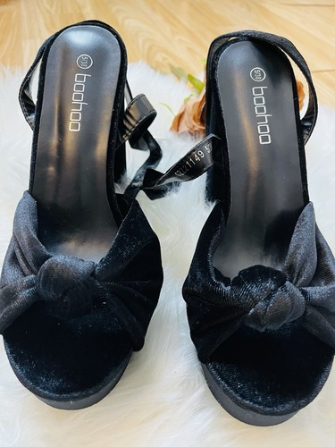 Boohoo black heels brand new - boohoo,
