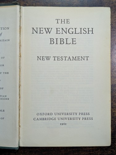 New english bible - new,