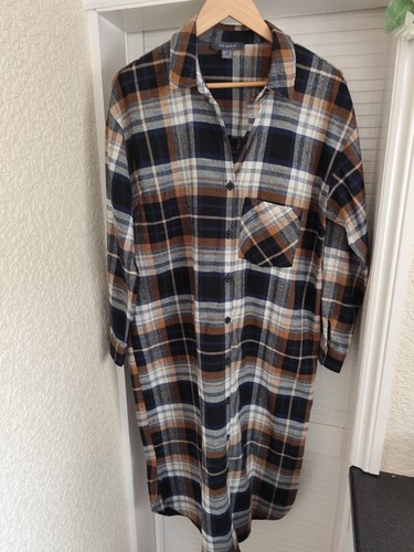 Primark checked shirt dress