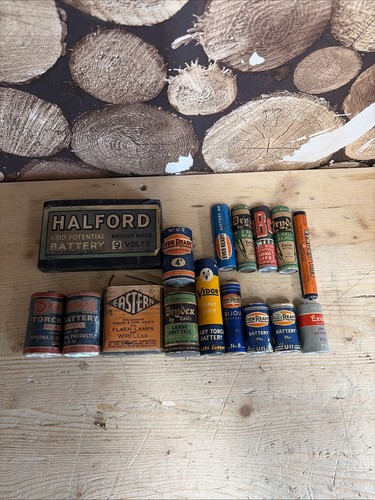 Vintage old batteries - vintage,