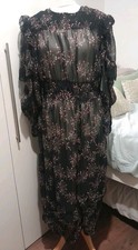 BNWT TOPSHOP SIZE 14 BLACK