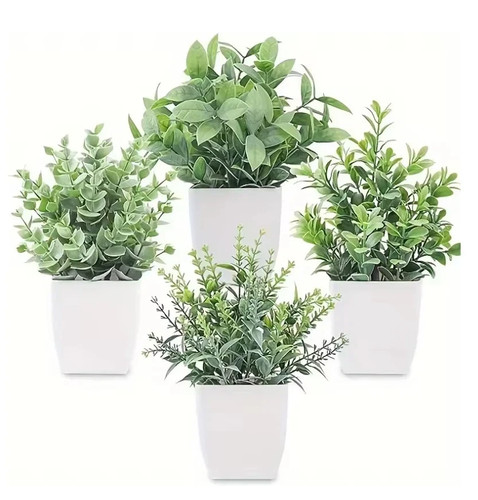 Set artificial plants in - artificial,