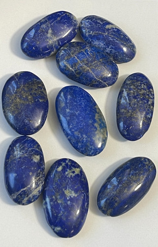 Polished lapis lazuli palm - polished,