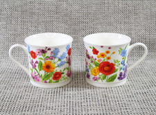 Set of 2 Vintage Floral