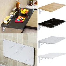 60/80/100cm Folding Wall Mounted Shelf Unit Dining Table Drop Leaf Laptop Desk