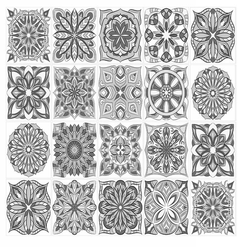 Mosaic tile stickers for - mosaic,