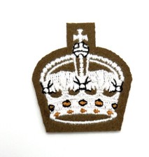 Badge Staff Sergeant Crown
