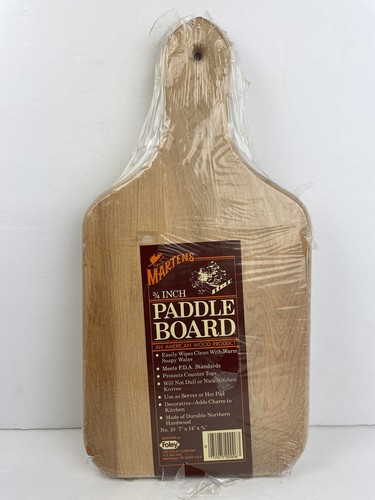 Vintage hardwood paddle round - paddle,