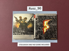 STEELBOOK ONLY Resident Evil 5 PlayStation 3 Steelbook Limited Edition VG COND