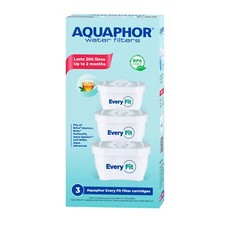 AQUAPHOR Every Fit Replacement Filter Cartridge Pack of 3