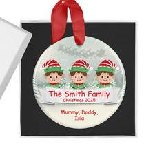 Personalised family christmas - family,