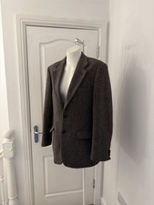 New Mens HARRIS TWEED JACKET 38” Long 100% pure new wool 