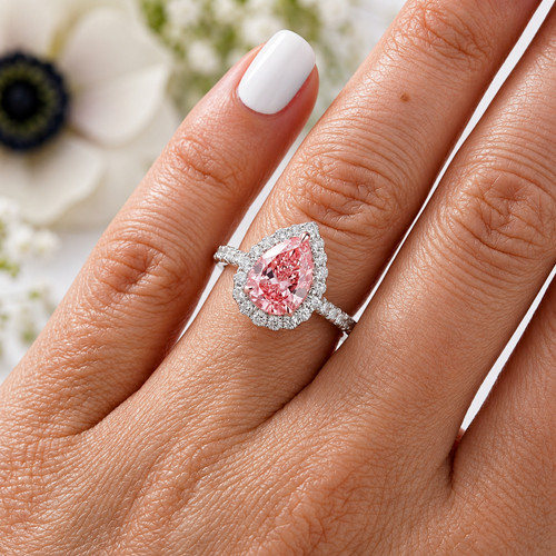 14k white gold igi lab - white,