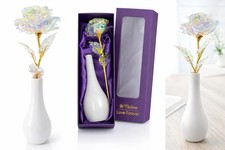 Crystal Rose Gold Stem Flower