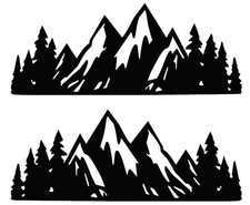 Large mountain decal - 2,