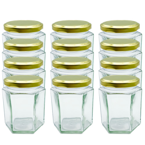 190ml hexagonal glass - 12,