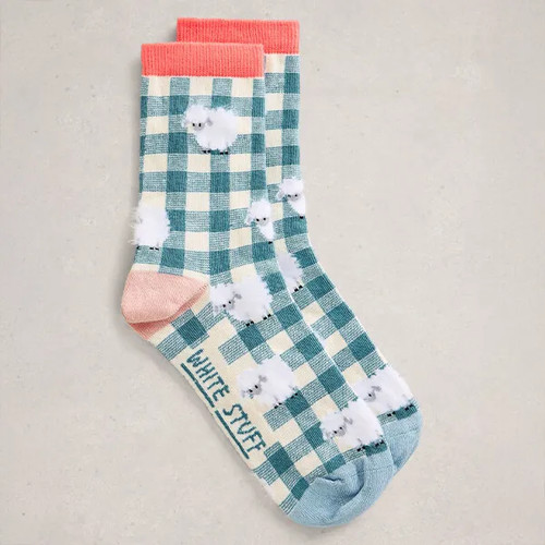 White stuff patterned fluffy - white,