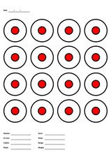 Splatter Target A4 Shoot Rifle