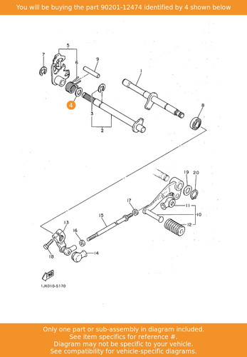 Yamaha washer plate - yamaha, washer,