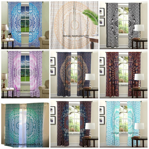 Indian tie die mandala boho - tie,