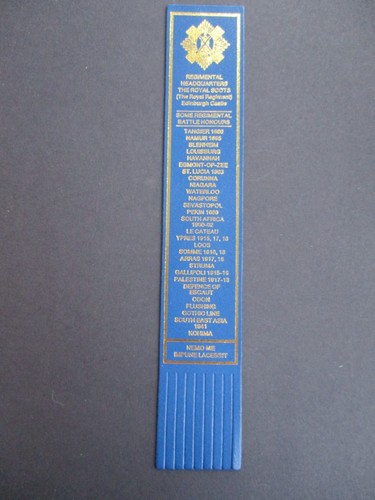 Leather bookmark the royal - the,