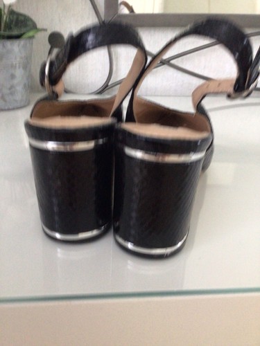 Office patent sling - patent, shoes