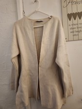 Zara Cream Textured Cardigan -
