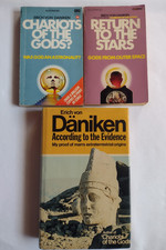 Erich Von Daniken vintage x3 Chariots of Gods Return to Stars Evidence pb/hb
