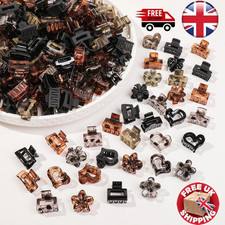 30PCS Mini Flower Hair Clips for Women, Creaseless Claw Clips for Thin Hair