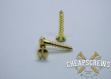 Solid Brass Screw Slotted