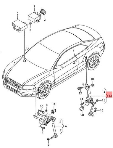 Genuine level sensor audi - sensor, n/s