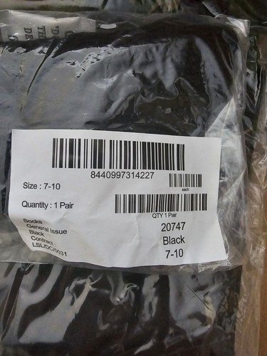 British army issue thick black - army,