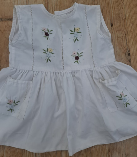 Vintage white baby doll dress - baby,