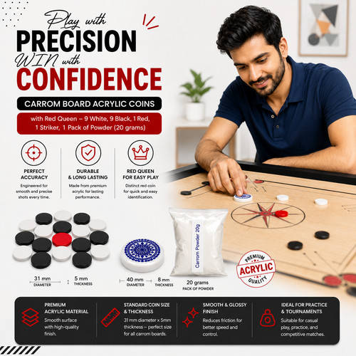 21pcs carrom board gloss - carrom,