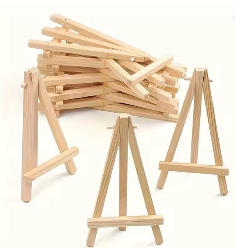Wooden mini easel pine wood - pine, 12