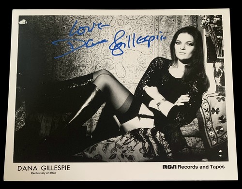 Signed dana gillespie photo - signed,
