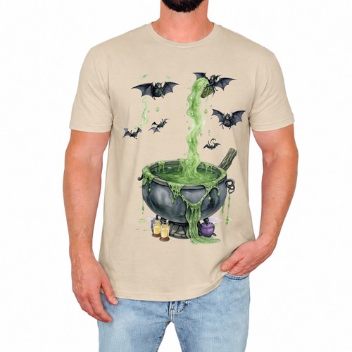 Halloween cauldron mens - halloween,