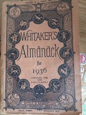 Whitakers almanac for 1936 - for,