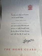 Vintage 1944 Home Guard