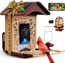 Solar Bird Feeder with Camera