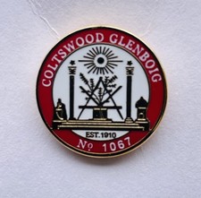 Coltswood Glenboig lapel badge.