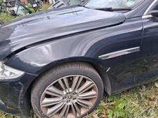 2012 JAGUAR XJ X351 NSF PASSENGER SIDE FRONT LEFT WING FENDER BLACK
