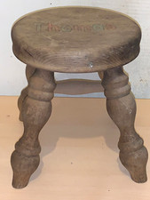 Vintage Retro round Wooden