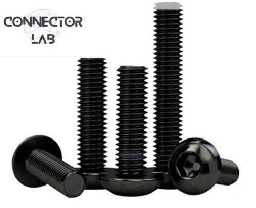 Black allen bolts button - allen,