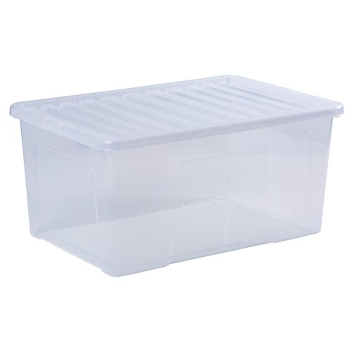 Plastic storage box w - plastic, w/