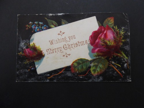 Victorian floral greeting card